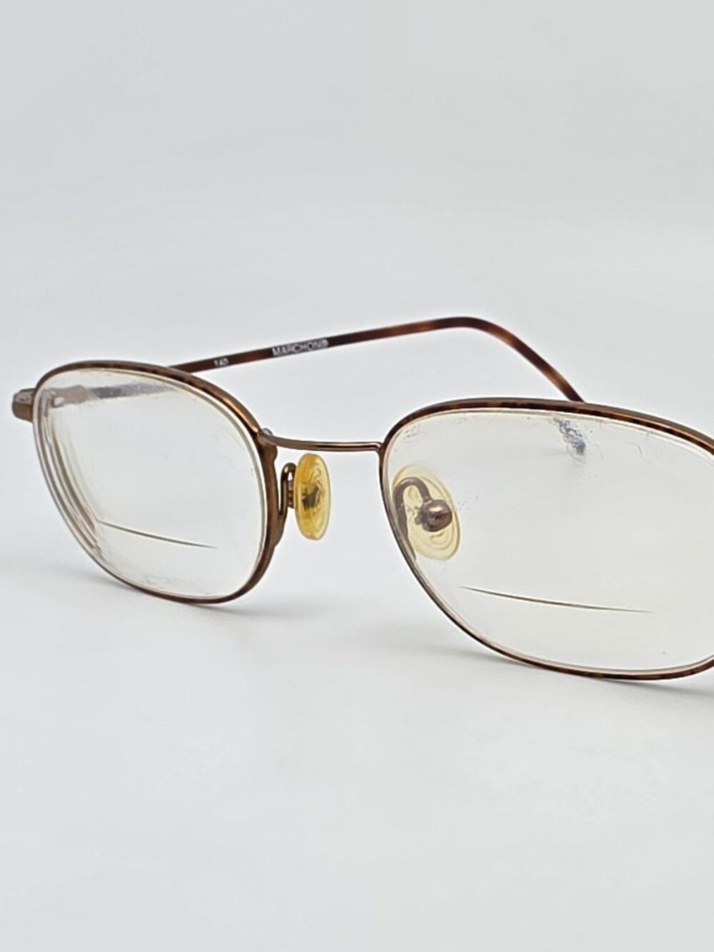 Marchon Antique Bronze Tortoise Ultra-Light Eyeglasses Frame 48-19-140